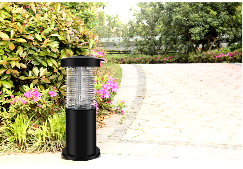 戶外220V交（jiāo）流電滅蚊燈（dēng）SD-06安裝使用圖片