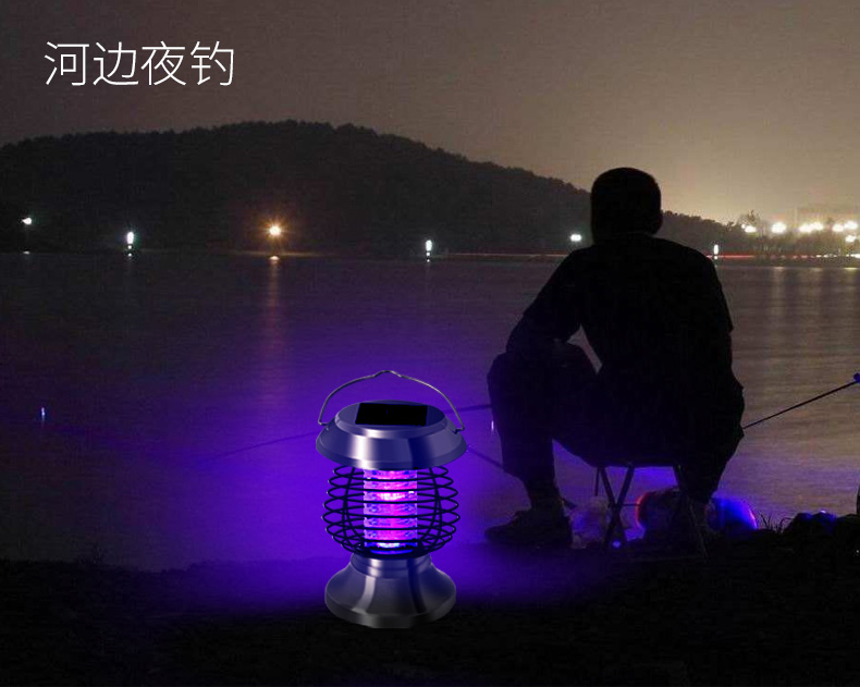 室內室外太陽（yáng）能（néng）滅蚊燈SX-02夜（yè）間垂釣