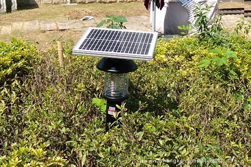 小區綠化（huà）帶大型戶外太陽能滅蚊燈mw09